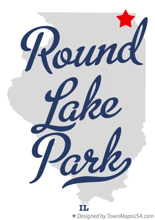 Map Of Round Lake Illinois Map Of Round Lake Park Il 