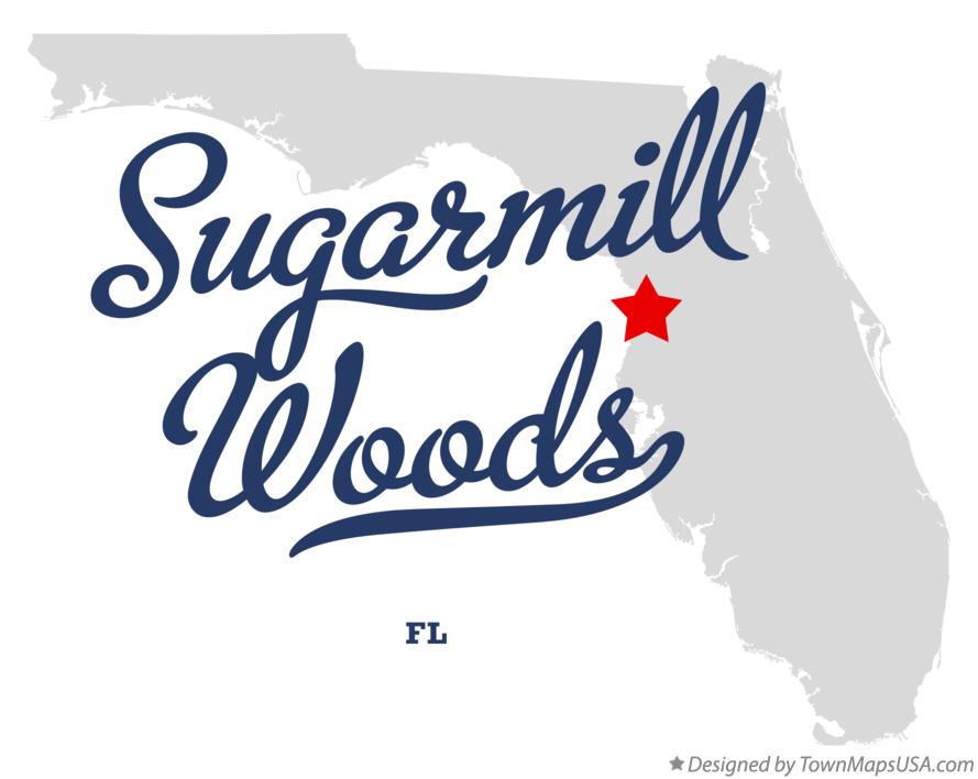Map Of Sugarmill Woods FL Florida Map Of Sugarmill Woods Fl 