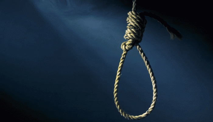 Suicide rope hanging