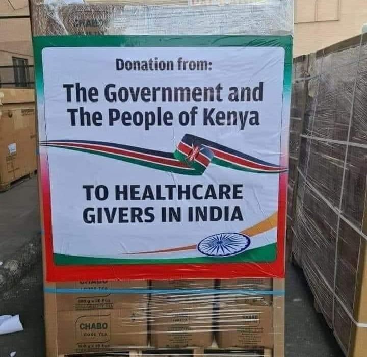 Kenya Wins Indian Hearts by Doing a Sudama With 12-Tonne Food Products Aid