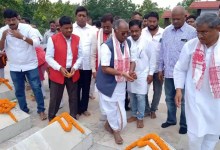 Ex-CM Babulal Marandi Pays Homage to Martyrs of Serengsia