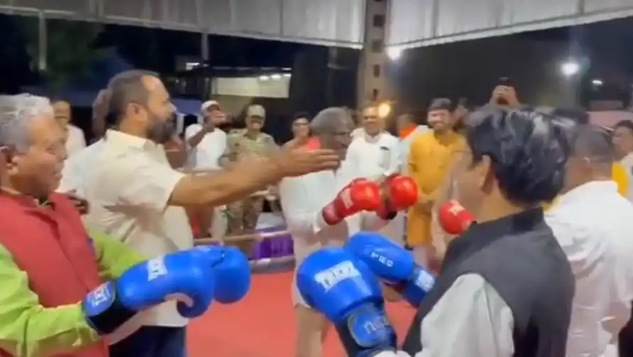 District Boxing Tournament Held on International Sports Day in Jamshedpur