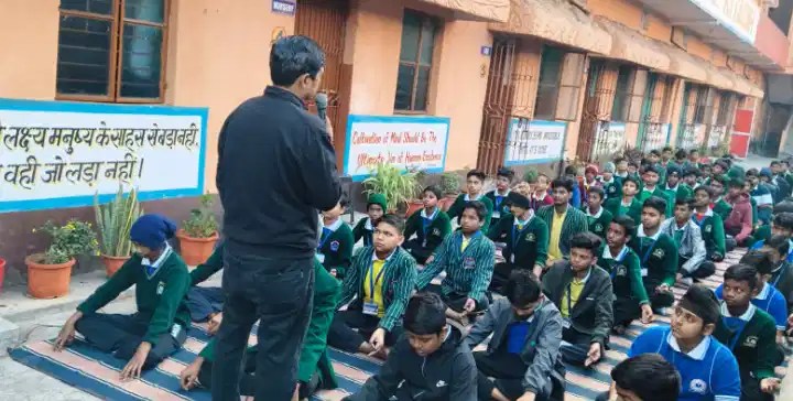 Xavier English School Conducts Meditation and Self-Empowerment Program