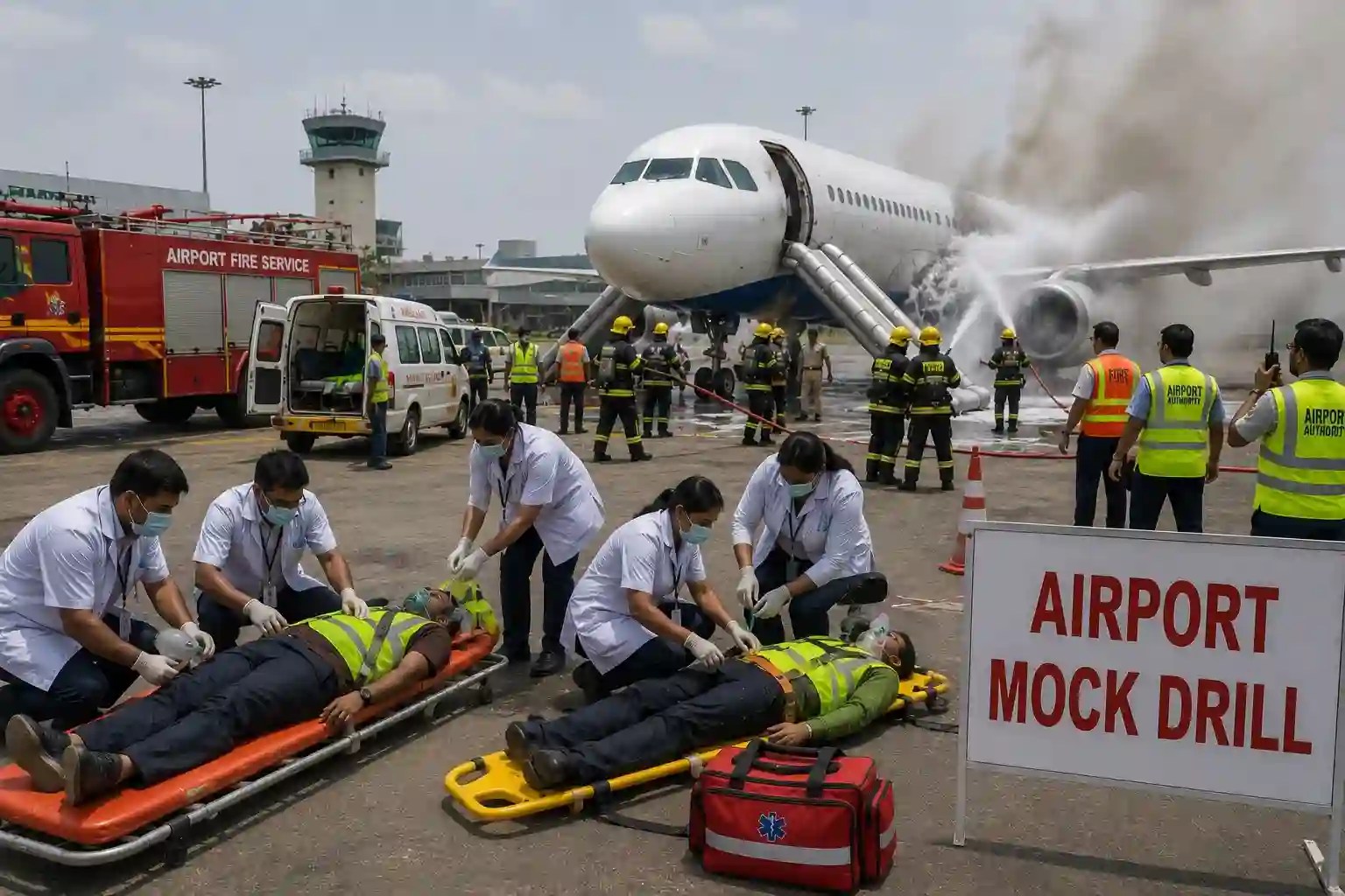 Sonari Airport Conducts Full-Scale Emergency Drill