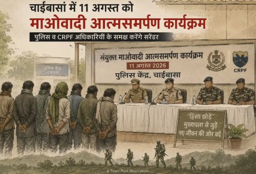 Joint Maoist Surrender Programme Set for Chaibasa on August 11