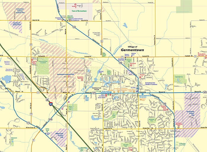 Germantown WI Map Community Map Town Square Gemantown WI Map 