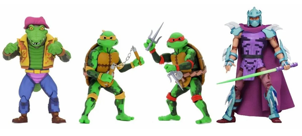 NECA's Teenage Mutant Ninja Turtles Turtles in Time Wave 2 In