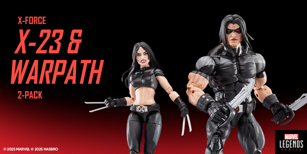 Marvel Legends Series X-Force X-23 & Warpath