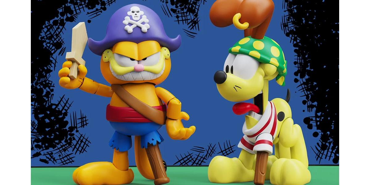 Garfield's Halloween Adventure Pirate Garfield and Pirate Odie