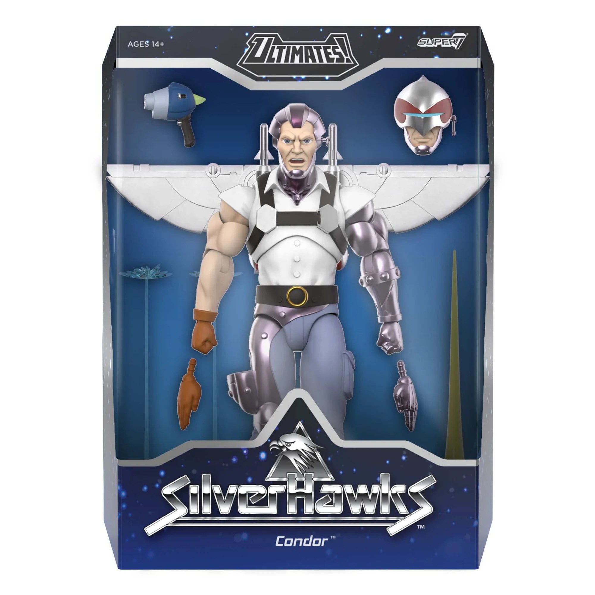SilverHawks ULTIMATES! Wave 7 Flashback, Hardware, Melodia & Condor