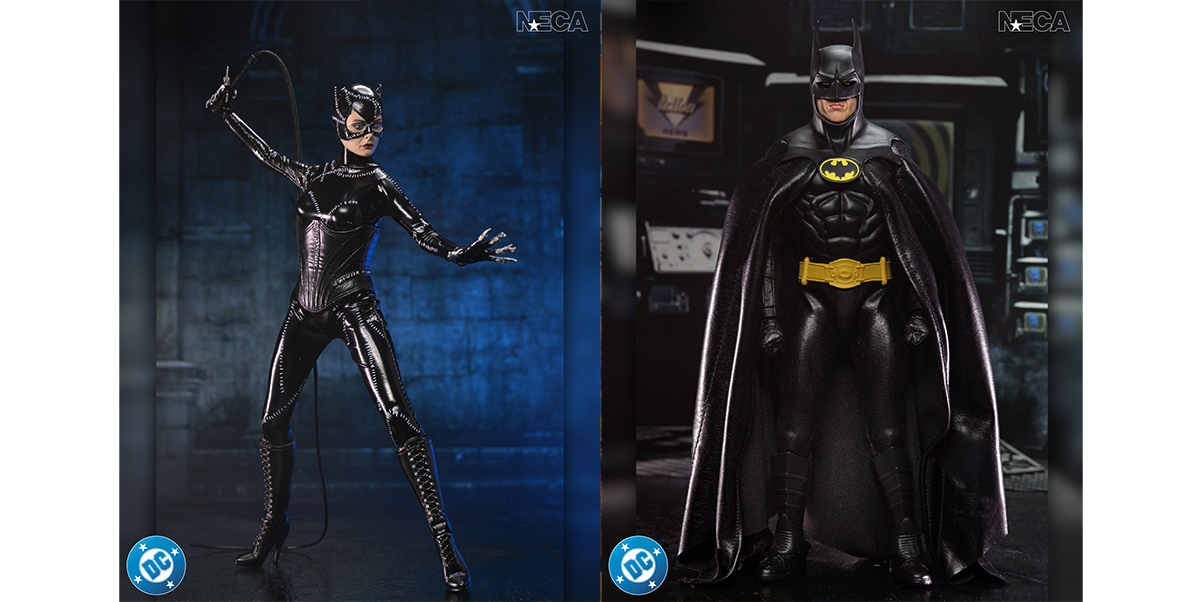 Batman 1989 Penguin & Catwoman 8” Clothed Action Figures NECA