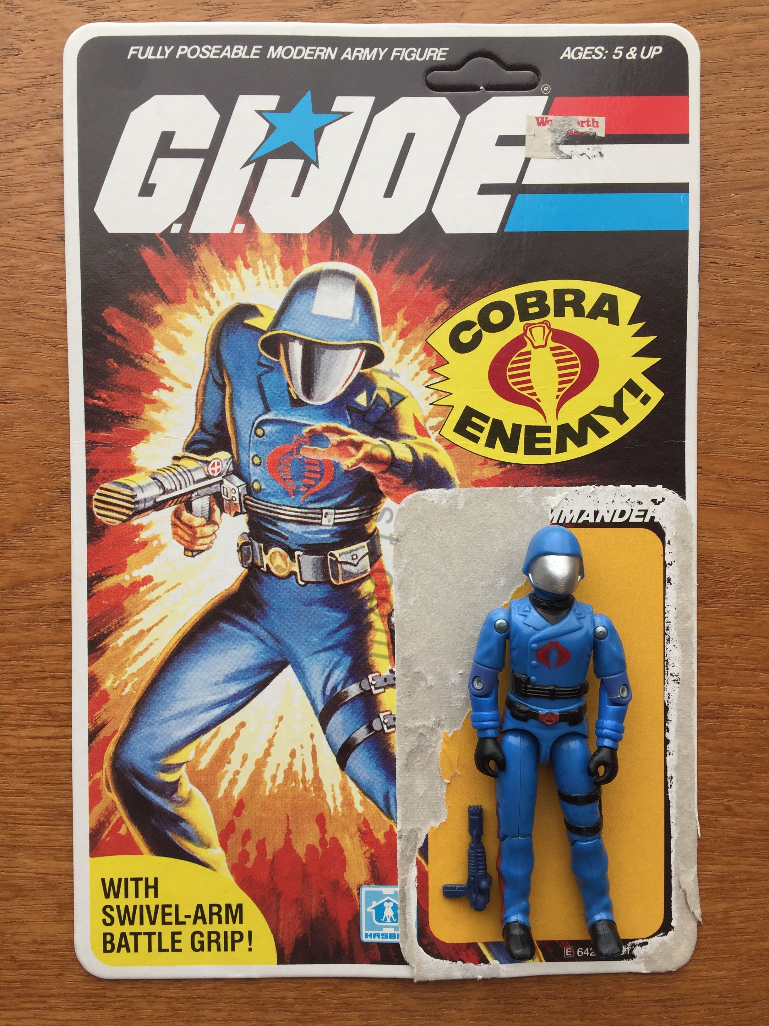 Cobra commander 1983 action figure
