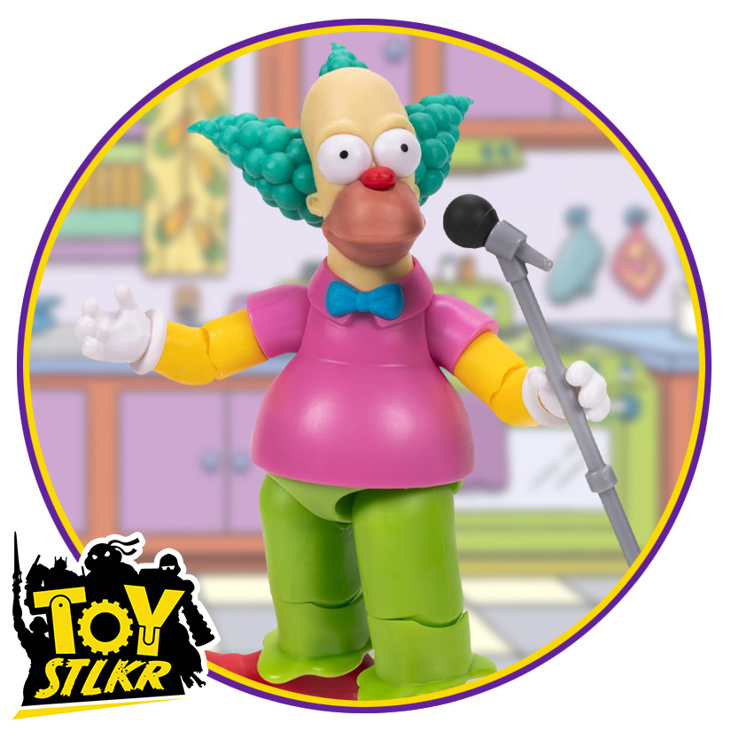 The Simpsons Wave 2 Krusty the Clown 5in Figure — Toy STLKR