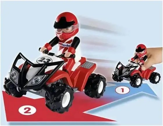 PLAYMOBIL Pick Up met Quad - 4228