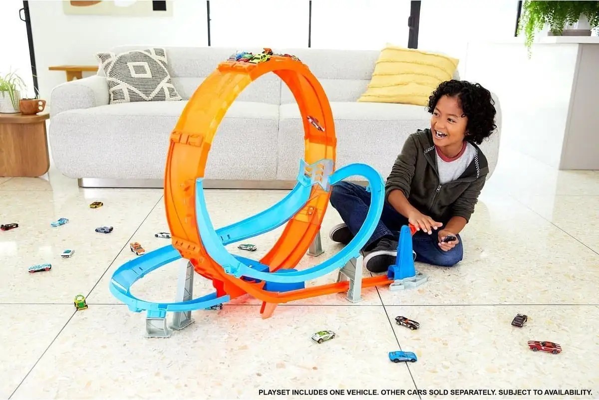 Hot Wheels Action Wervelende Looping - Racebaanset