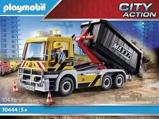 PLAYMOBIL City Action Vrachtwagen met wissellaadbak - 70444