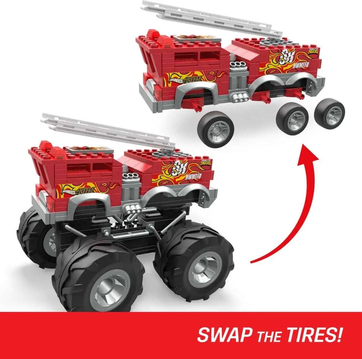 MEGA Bloks Hot Wheels Monstertruck Fire Truck