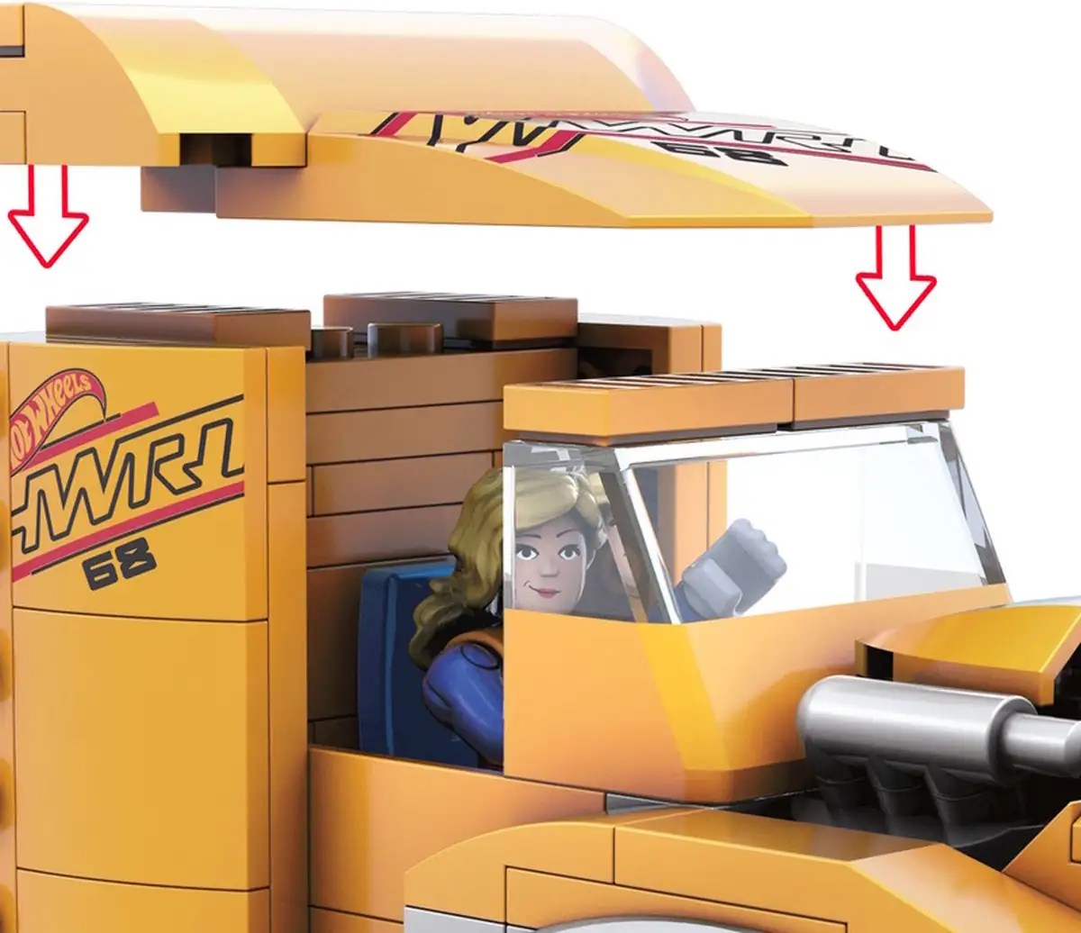MEGA Bloks Hot Wheels Truck and Trailer