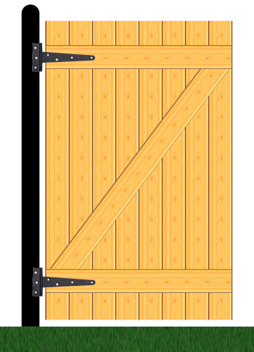 The Best Way To Brace A Wooden Door Or Gate Tp69