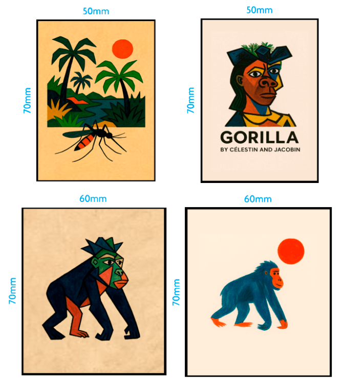 Muestras - CÉLESTIN & JACOBIN