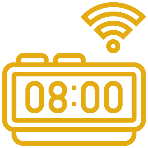 Lektra Synchronized Clock System - Professional Gradient Image - HD