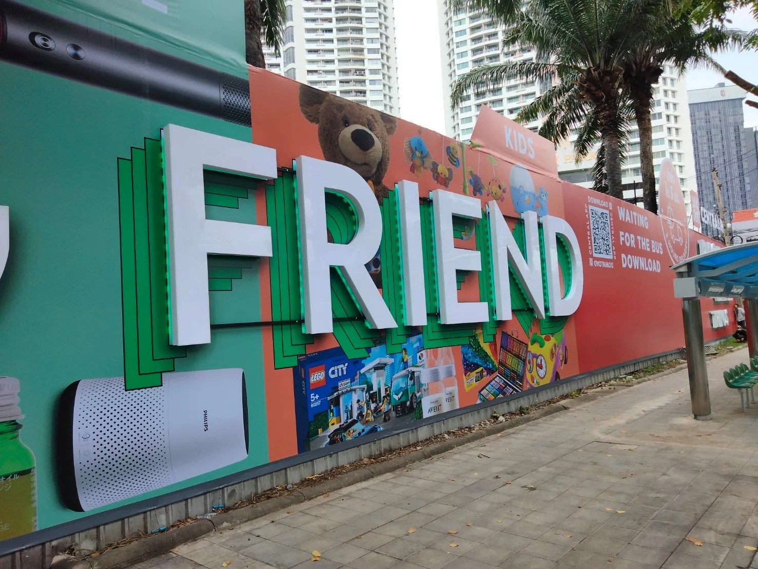 Your Best Shopping Friend - sign by Thai Prasith Signtech