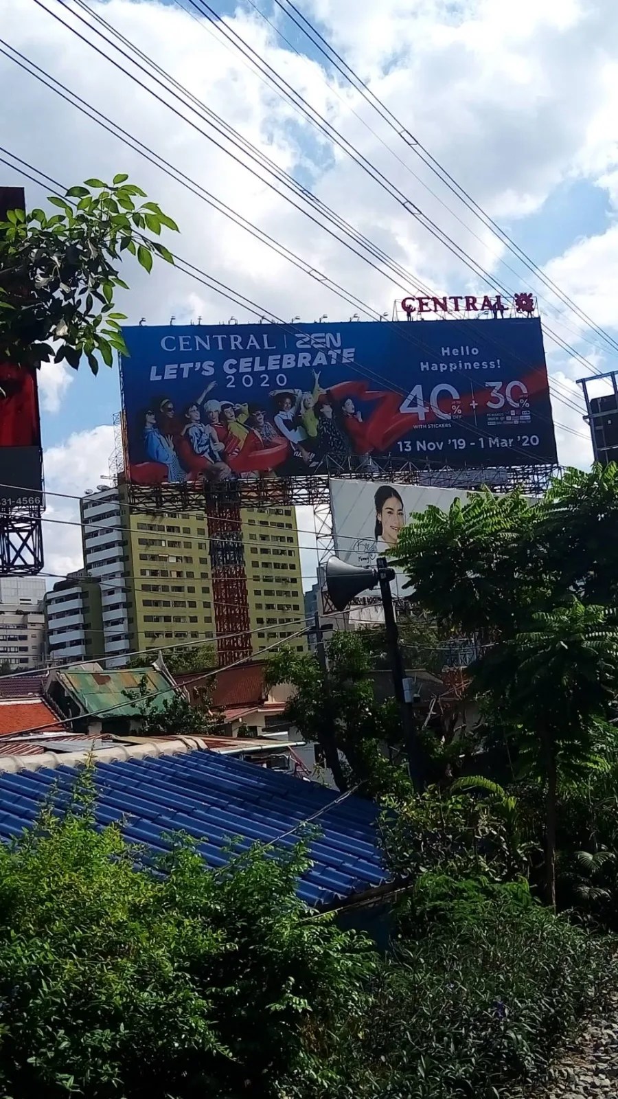 Central ZEN campaign board - sign by Thai Prasith Signtech