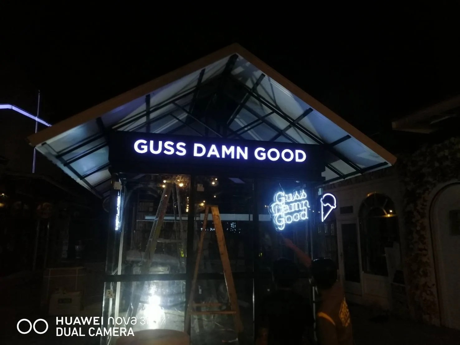 Guss Damn Good - sign by Thai Prasith Signtech