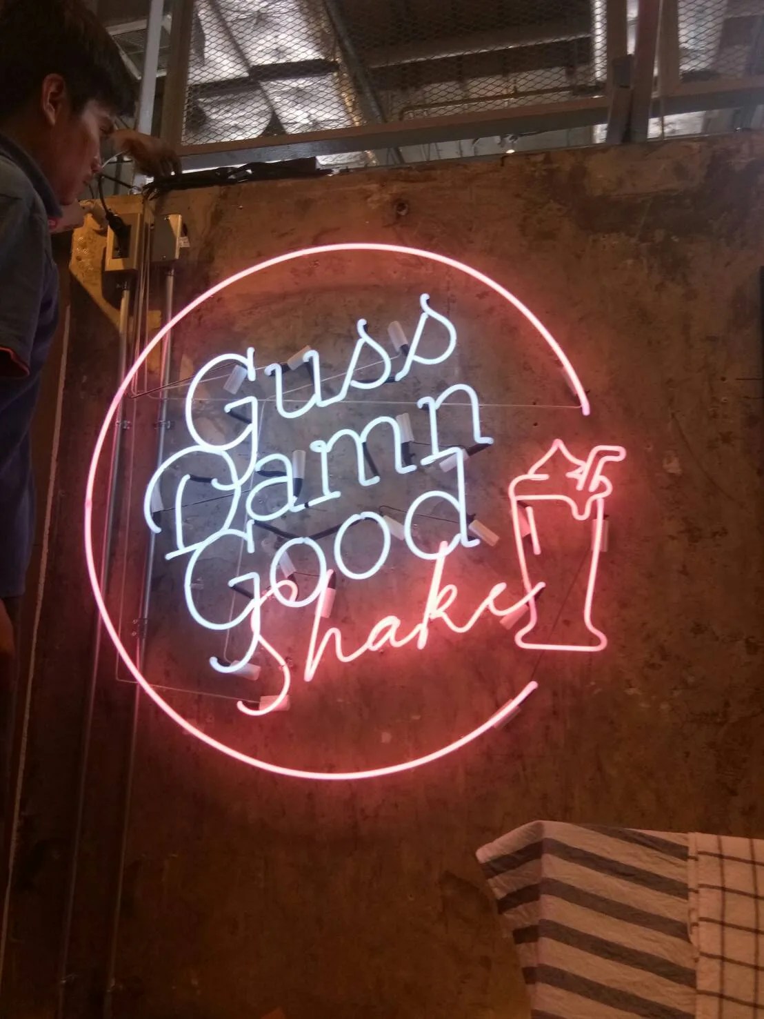 Guss Damn Good - sign by Thai Prasith Signtech
