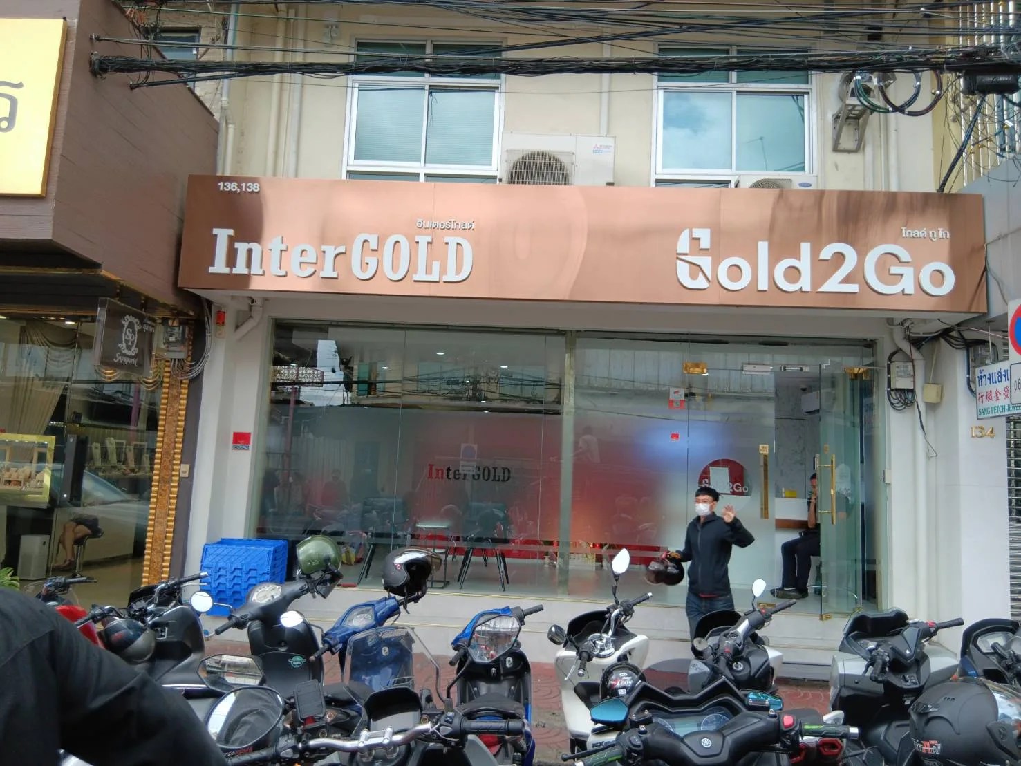 InterGold and Gold2Go - sign by Thai Prasith Signtech
