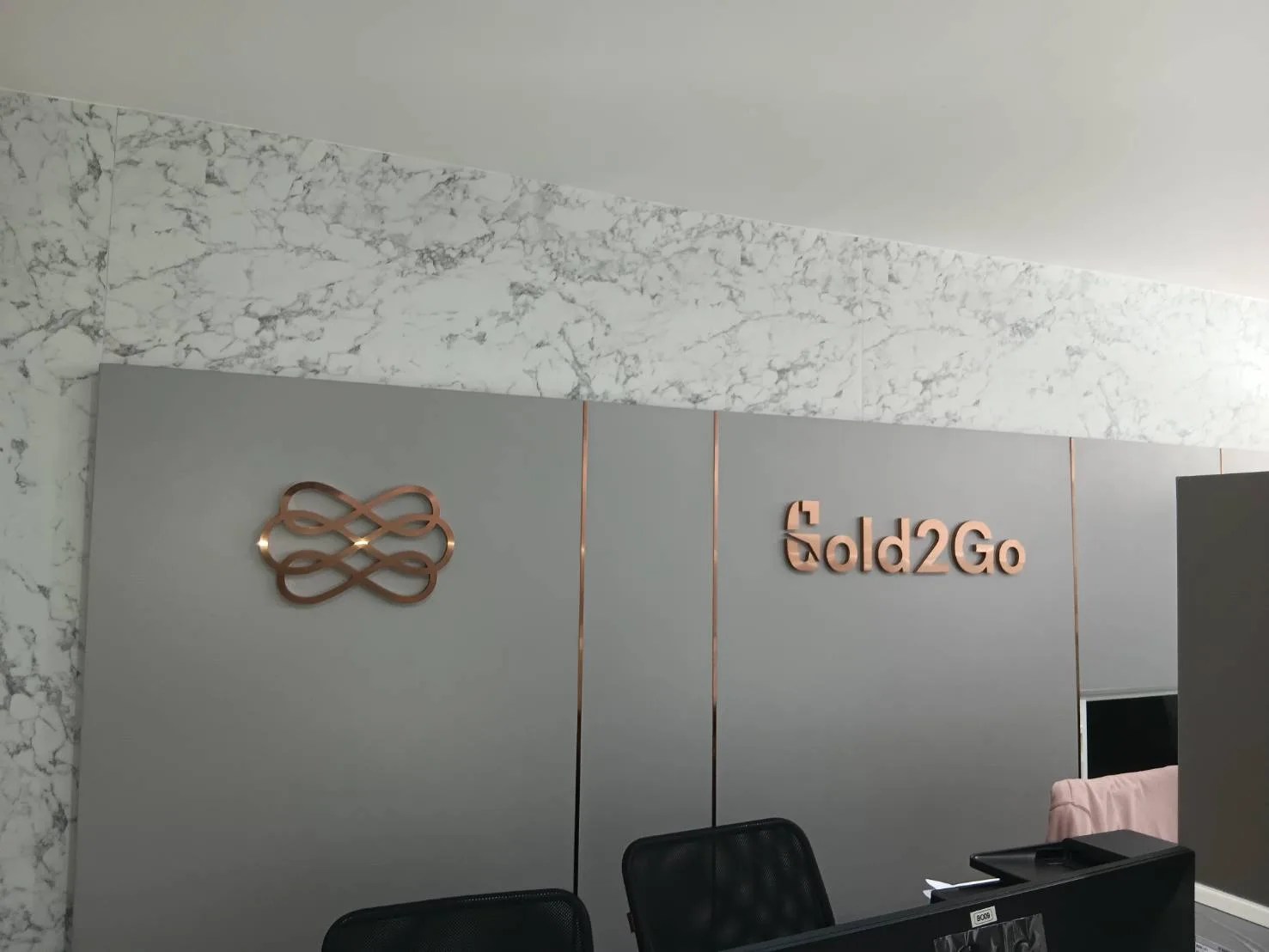 InterGold and Gold2Go - sign by Thai Prasith Signtech