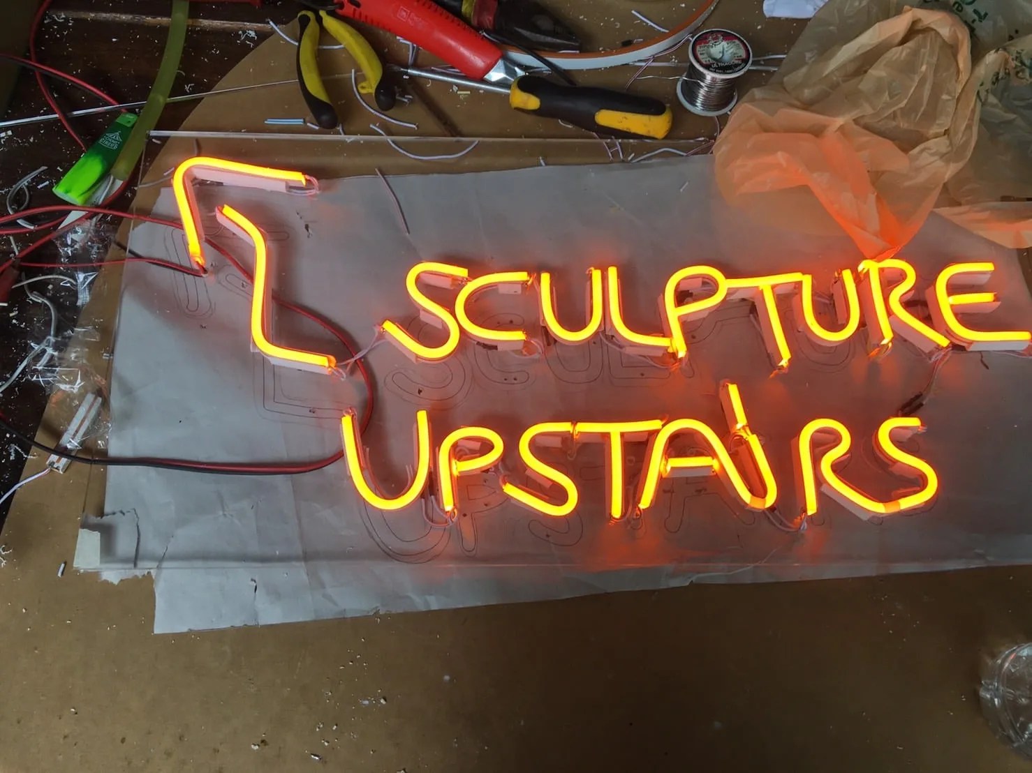 Neon one-liners - sign by Thai Prasith Signtech