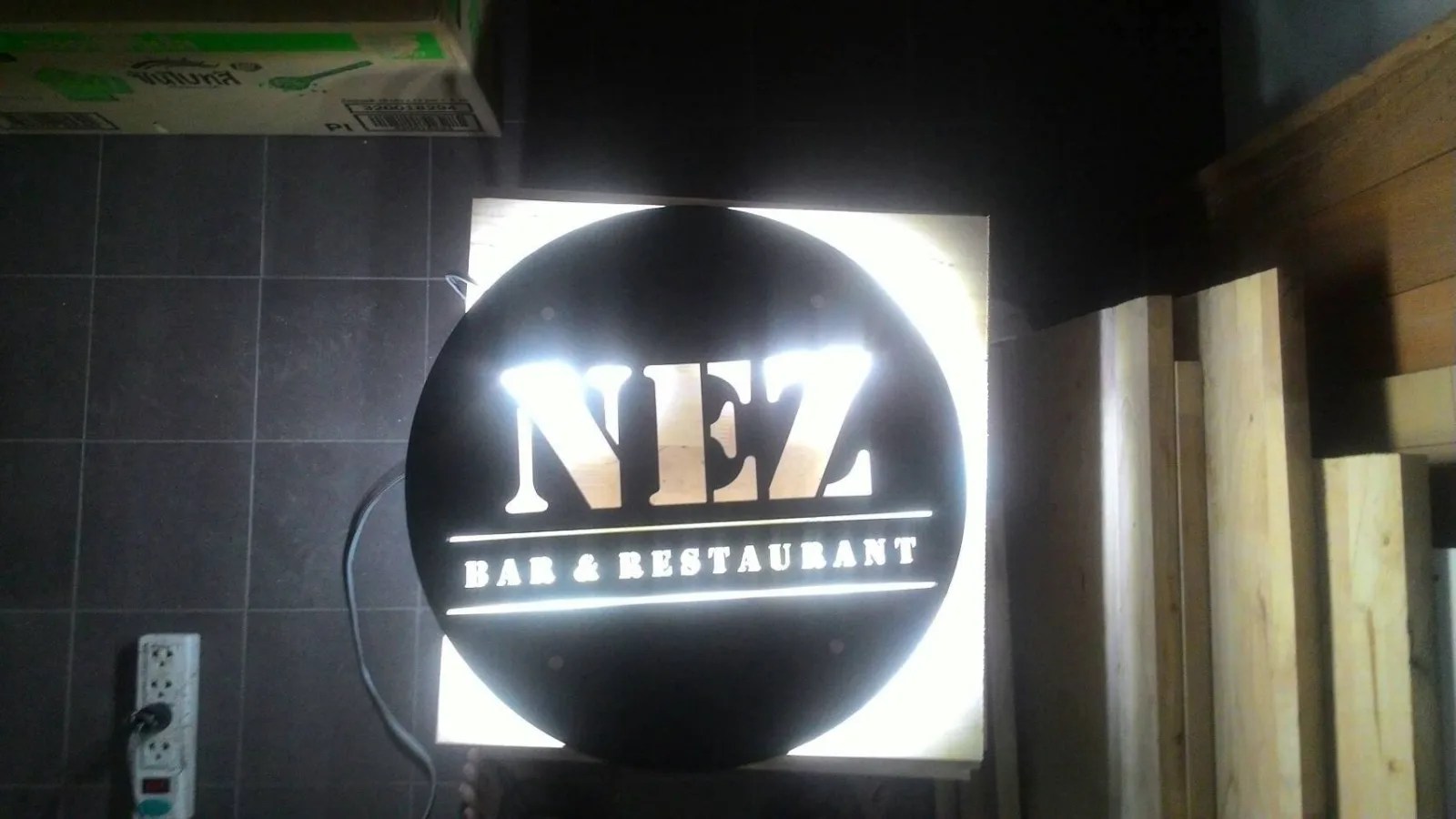 NEZ Bar & Restaurant - sign by Thai Prasith Signtech