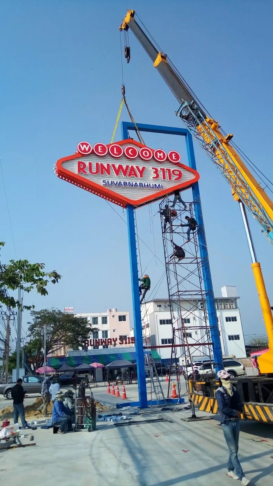 Runway 3119 - sign by Thai Prasith Signtech
