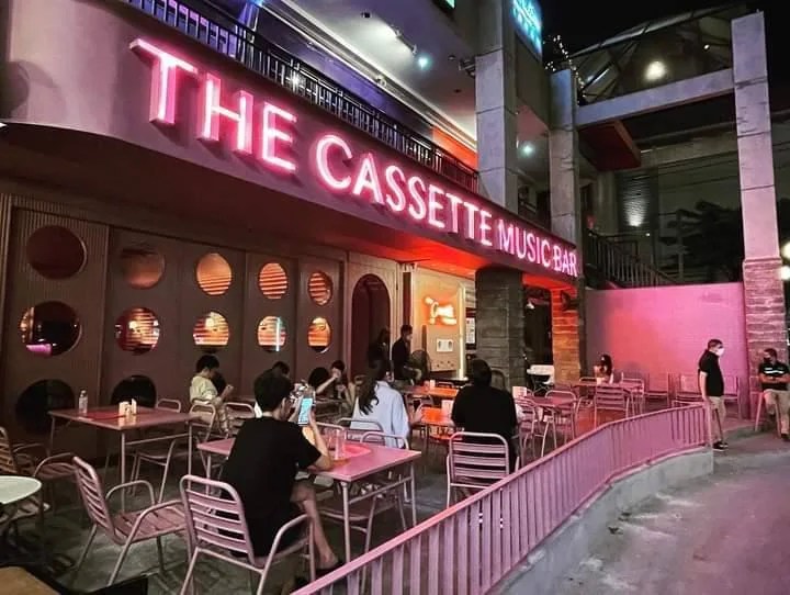 The Cassette Music Bar - sign by Thai Prasith Signtech