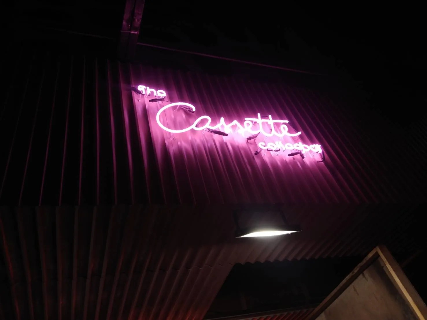 The Cassette Music Bar - sign by Thai Prasith Signtech
