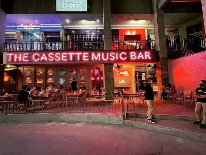 The Cassette Music Bar - sign by Thai Prasith Signtech