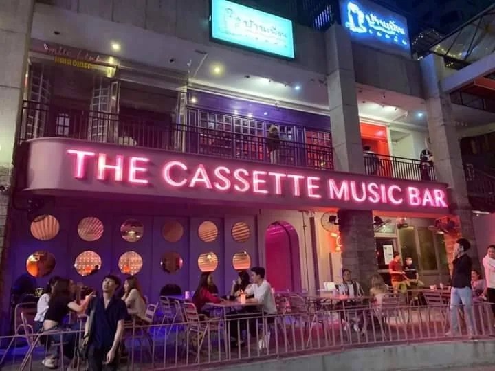 The Cassette Music Bar - sign by Thai Prasith Signtech