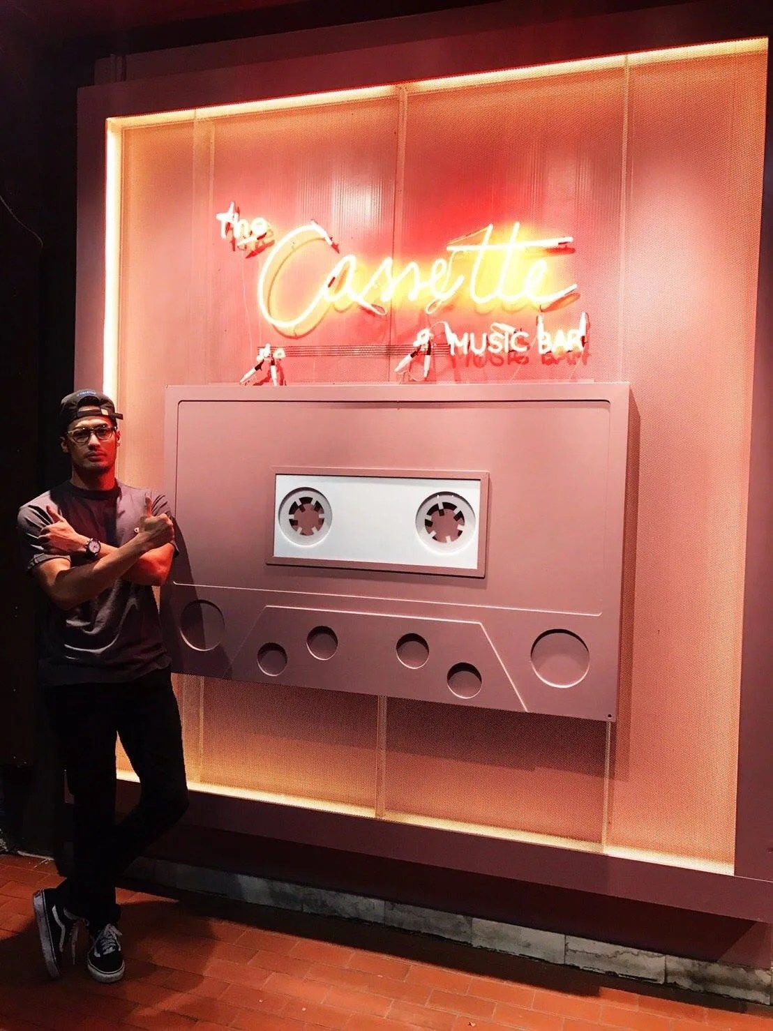 The Cassette Music Bar - sign by Thai Prasith Signtech