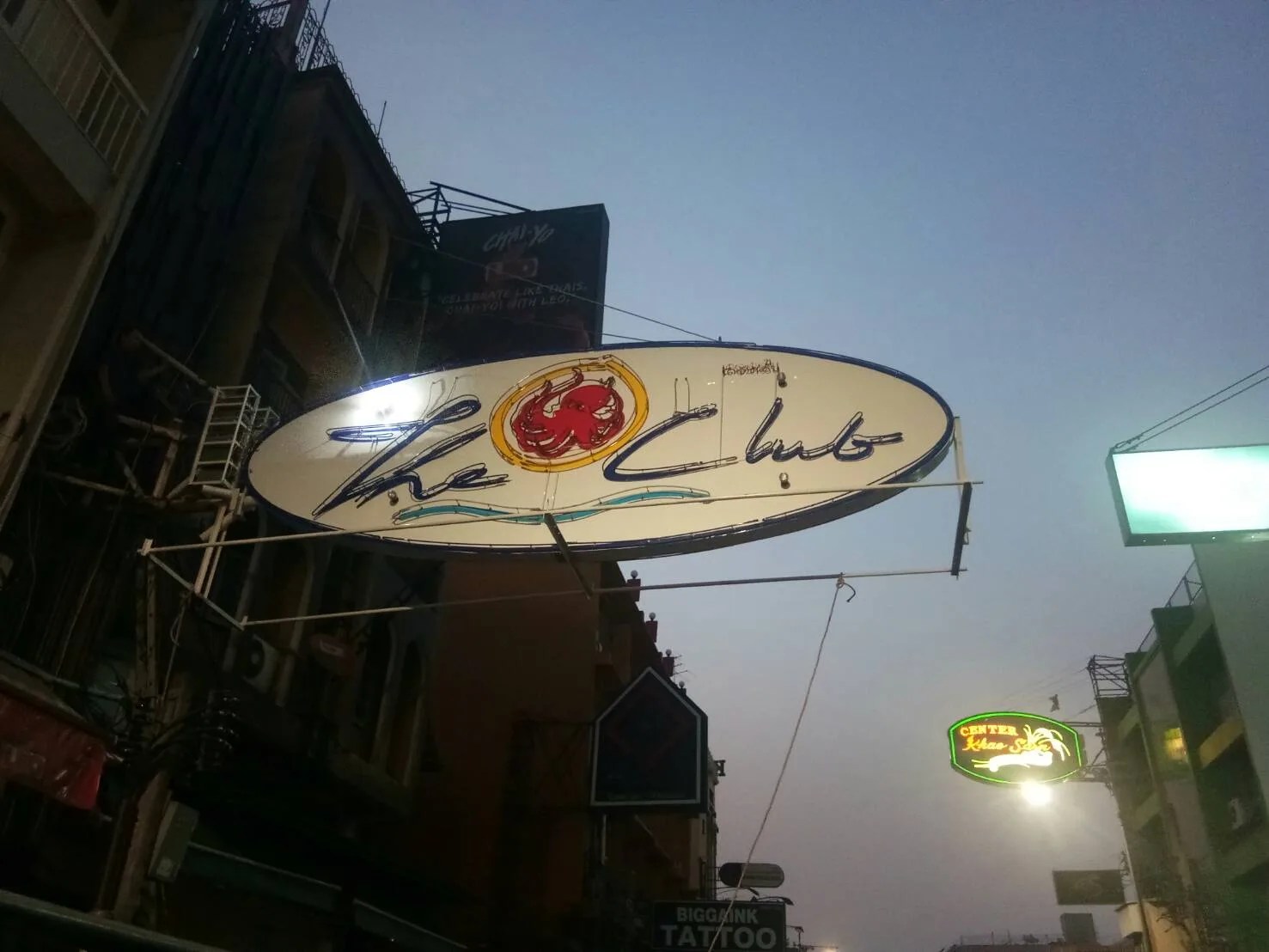 The Club - sign by Thai Prasith Signtech