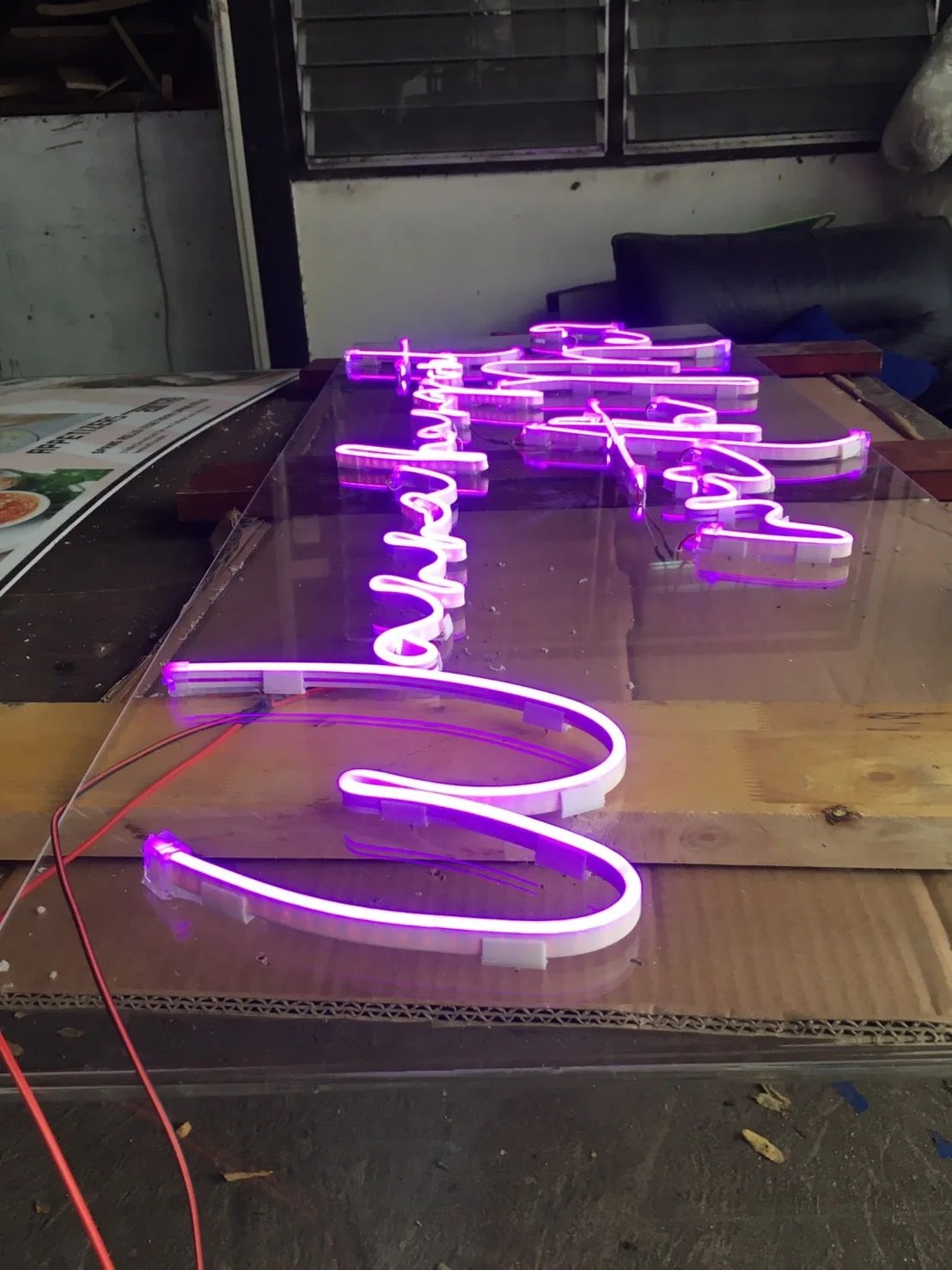 Wanna Hangout With Me - sign by Thai Prasith Signtech