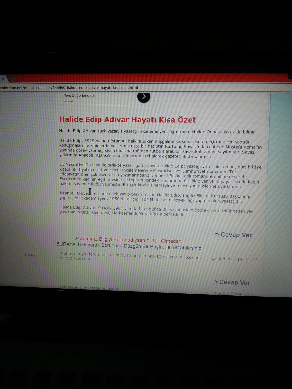 Halide Edib Hayati Sesli Kitap Arsivi