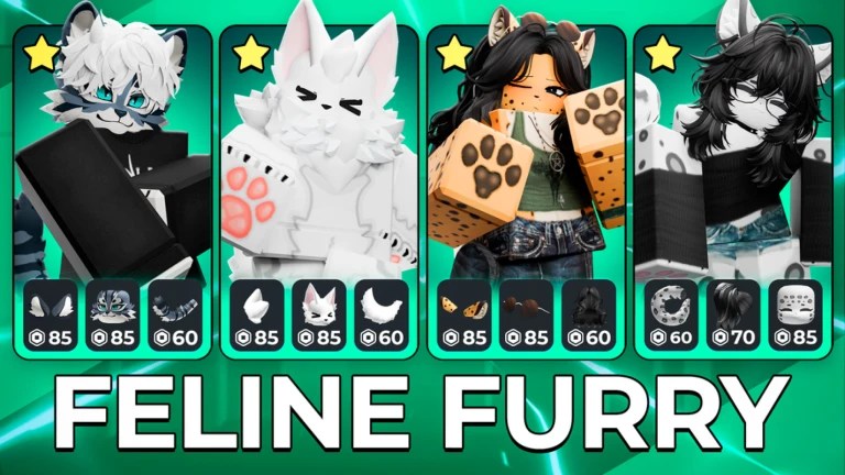 Feline Furry OUTFITS Roblox NoFilter