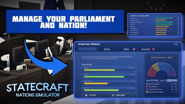 Statecraft Nations Political Simulator Play On Roblox NoFilter