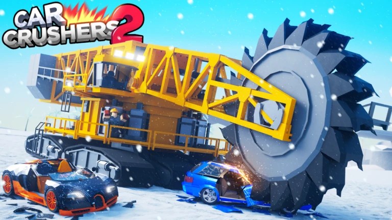 Escavador Car Crushers 2 Simula O F Sica Roblox NoFilter