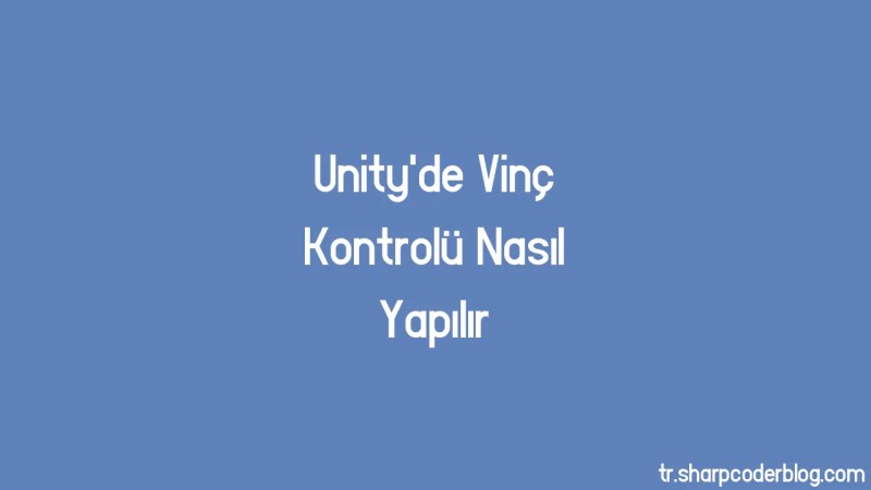 How To Make Crane Control In Unity Sharp Coder Blog - Geometric Illustrations - High Quality High Resolution Collection