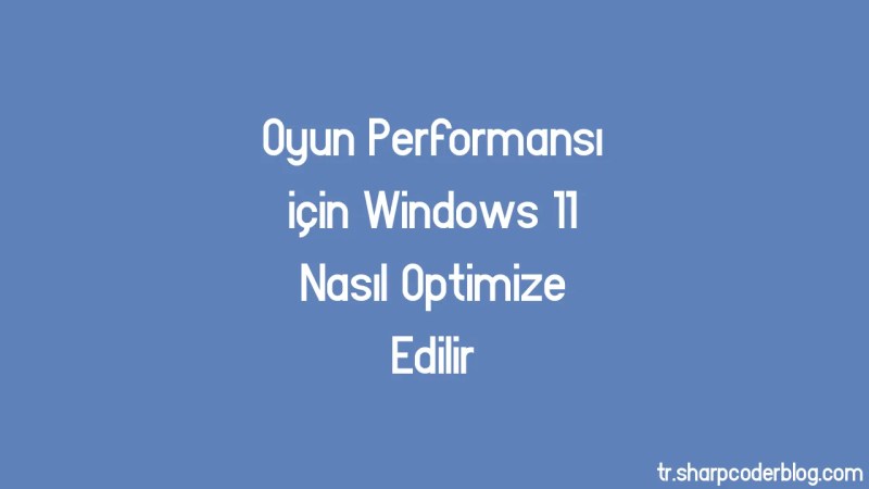 Dokunmatik Ekranl Cihazlar I In Windows 11 Nas L Optimize Edilir Sharp Coder Blog - Premium Landscape Image Gallery - Desktop