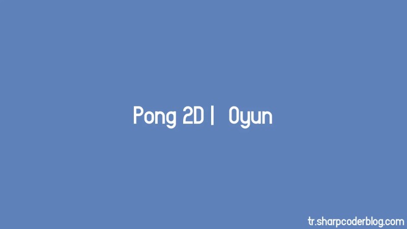 Pong 2d Permainan Sharp Coder Blog - Amazing Light Image - 4K