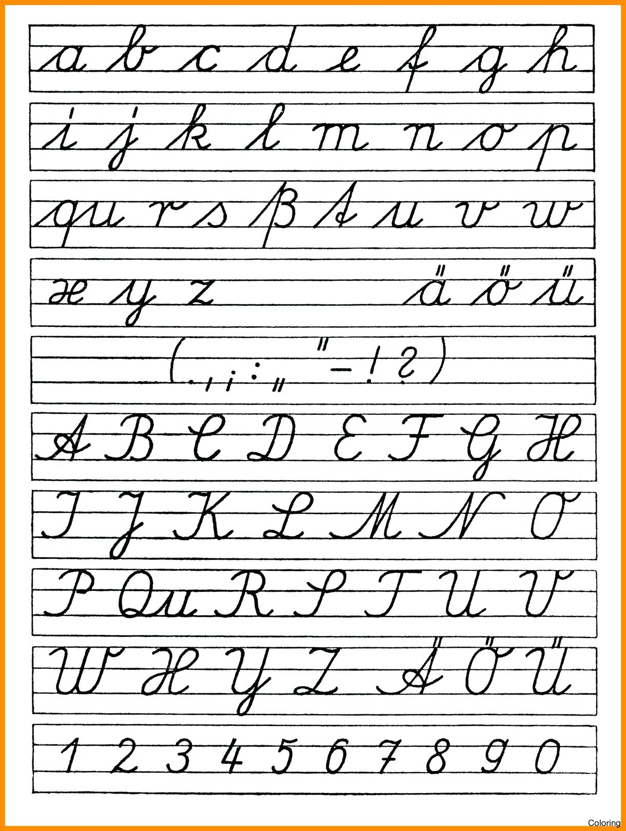 tracing cursive letters practice