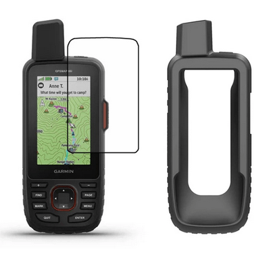Silicone Protective Cover for GPSMAP 66i or GNSS 67i with Screen Protector